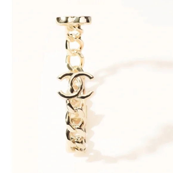 ❌SOLD❌Authentic Chanel Gold Cuff - Picture 10 of 12